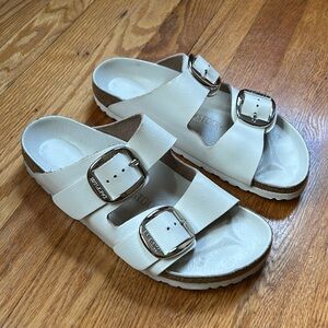 Birkenstock Arizona Big Buckle White Size 39N